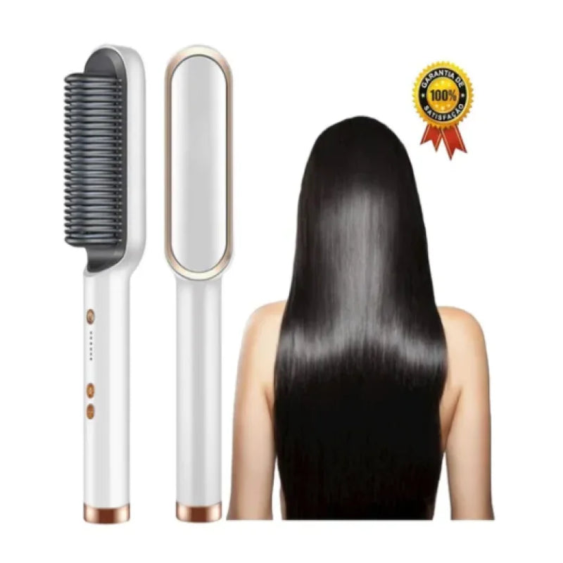 Escova Alisadora 5 Em 1 Temperatura Ajustável Bivolt