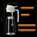 Dispenser de Óleo 2 em 1, Spray e Fio de Óleo