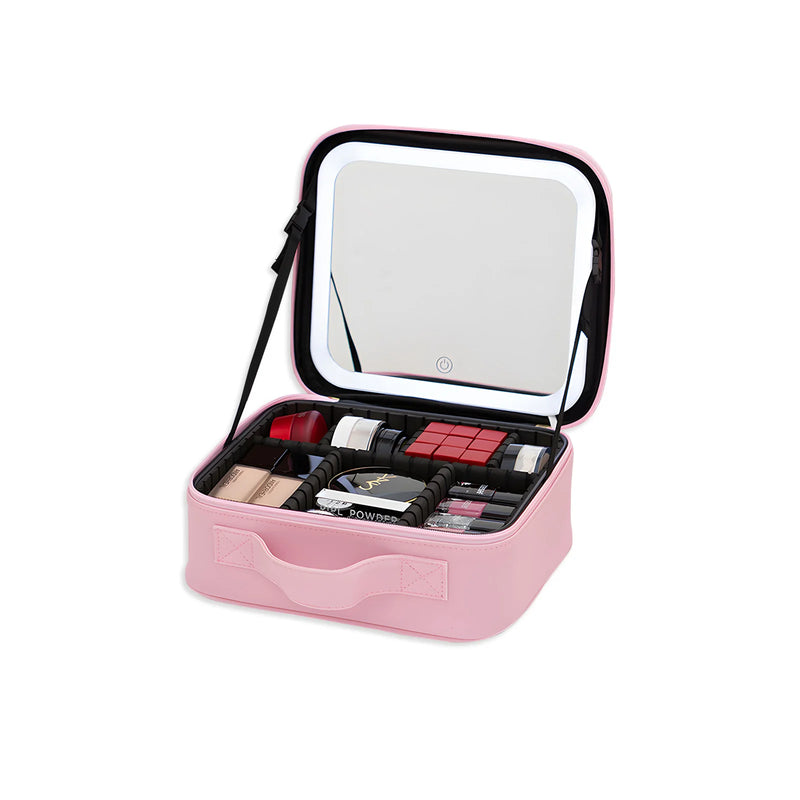 Bolsa e Necessaire de Maquiagem com LED