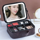 Bolsa e Necessaire de Maquiagem com LED