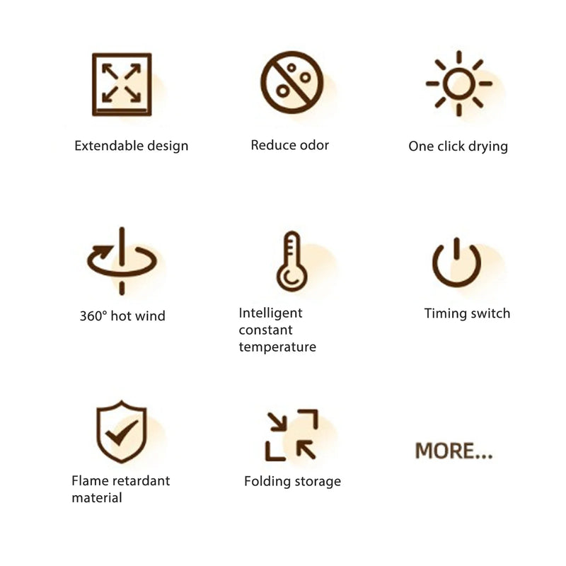 Secador de Sapatos Elétrico