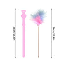 Brinquedo interativo para gatos, com sino na coleira.