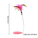 Brinquedo interativo para gatos, com sino na coleira.